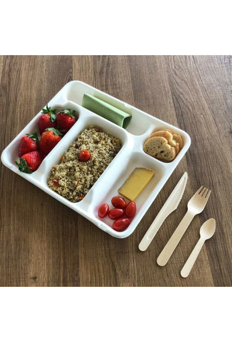 Plateau repas Fibre Végétale