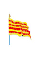 Drapeau Provinces Historiques : Catalan