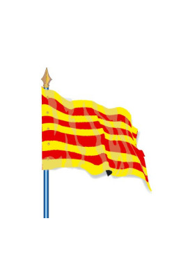 Drapeau Provinces Historiques : Catalan