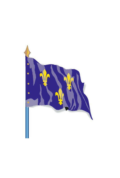 Drapeau Provinces Historiques : Ile de France