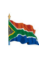 Afrique du Sud : Drapeau Pays du Monde