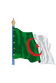 Algérie : Drapeau Pays du Monde