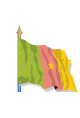 Cameroun : Drapeau Pays du Monde