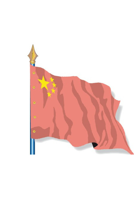 Chine : Drapeau Pays du Monde