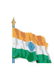 Inde : Drapeau Pays du Monde