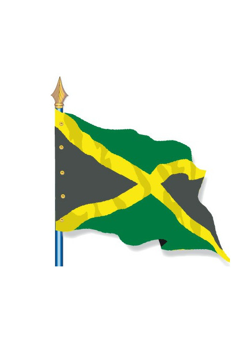 Jamaïque : Drapeau Pays du Monde