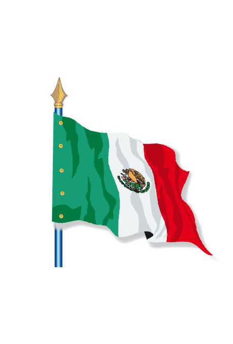 Mexique : Drapeau Pays du Monde