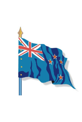 Nouvelle Zélande : Drapeau Pays du Monde