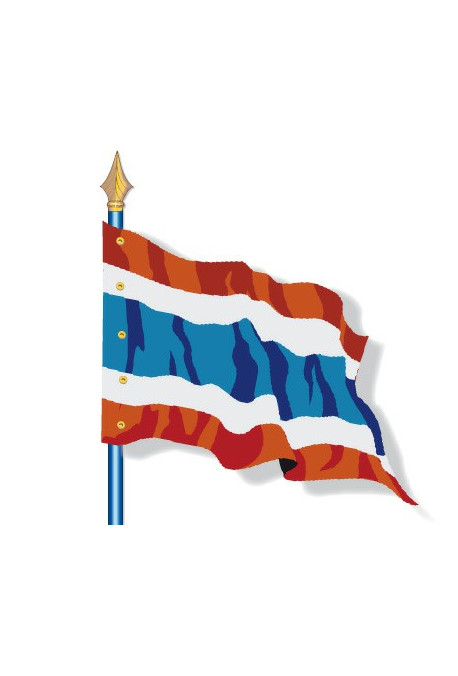 Thaïlande : Drapeau Pays du Monde