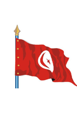 Tunisie : Drapeau Pays du Monde