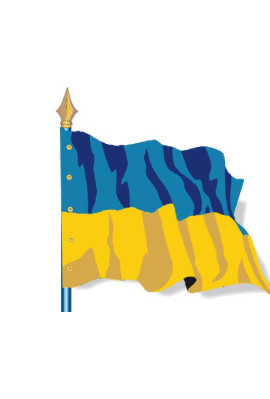 Ukraine : Drapeau Pays du Monde