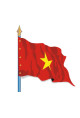 Vietnam : Drapeau Pays du Monde
