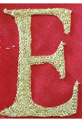 Lettre Brodée