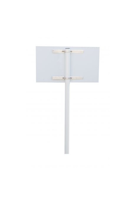 Poteau en aluminium blanc