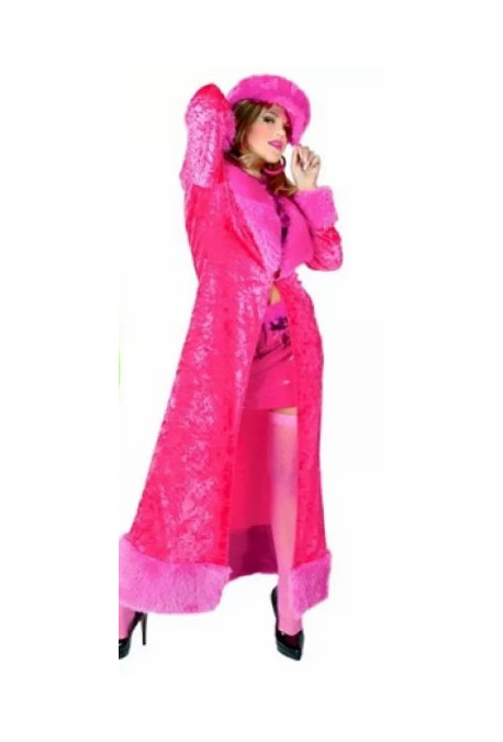 Manteau Rose année 80 (Lady Gaga)